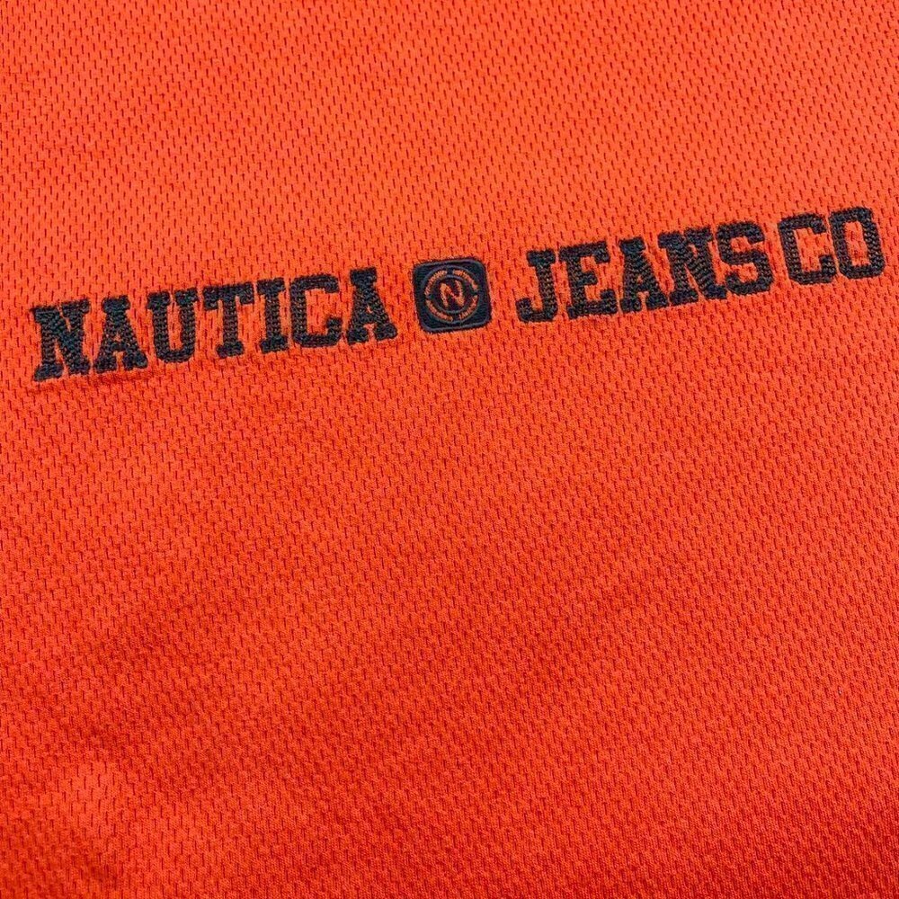 Vintage Nautica color block shirt sweatshirt - Picture 2 of 4